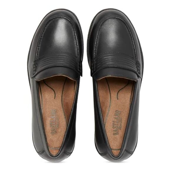 Classic Penny Loafers Full-Grain Leather OrthoLite Comfort Slip-On Shoes - Picture 6 of 8